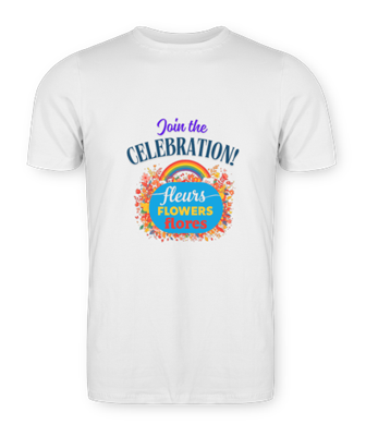 Camiseta Join Celebration Love & Amor & Amour Azul